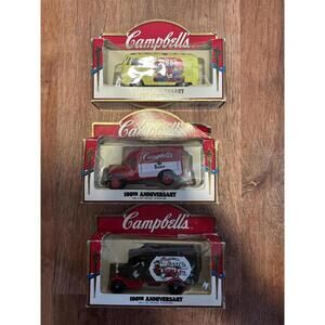 Matchbox Campbells Soup 100th Anniversary Trucks Set of Three GUC
